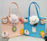 Детская мультяшная портативная подарочная коробка, милые розовые румяна, подарок на день рождения