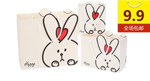Childrens Day Korean version of cute gift bag cartoon gift bag animal gift bag rabbit handbag paper bag