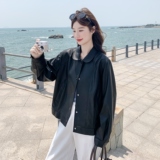 美式单排扣皮衣外套女2025秋季新款时髦百搭休闲时尚潮流皮衣外套，女装皮衣，2C217