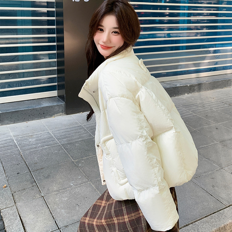 简约大方90%白鸭绒短款羽绒服,女装羽绒服,1D066-1