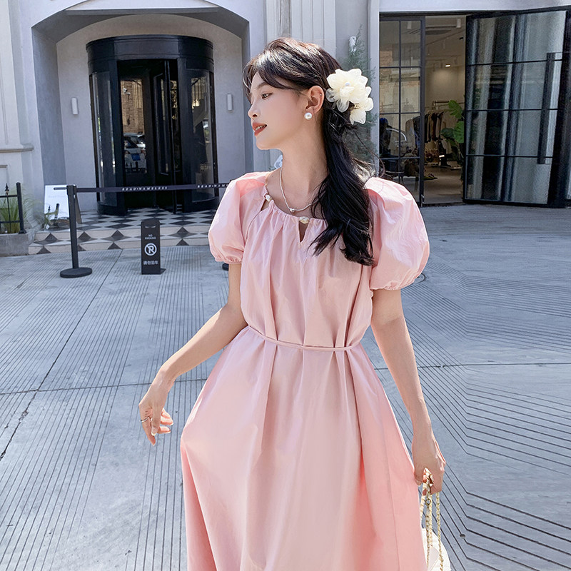 【现货有买家秀】夏季连衣裙甜美粉色连衣裙2C353-8625-p125-k188,女装连衣裙,2C353