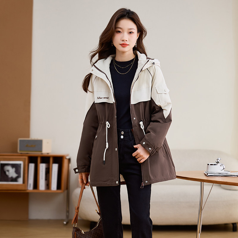2025年冬季羽绒派克服女时尚潮流款，女装派克服，梦依缘,女装派克服,梦依缘