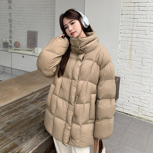 【现货】新标90绒天蓝色办高领羽绒服  P300  K439图片