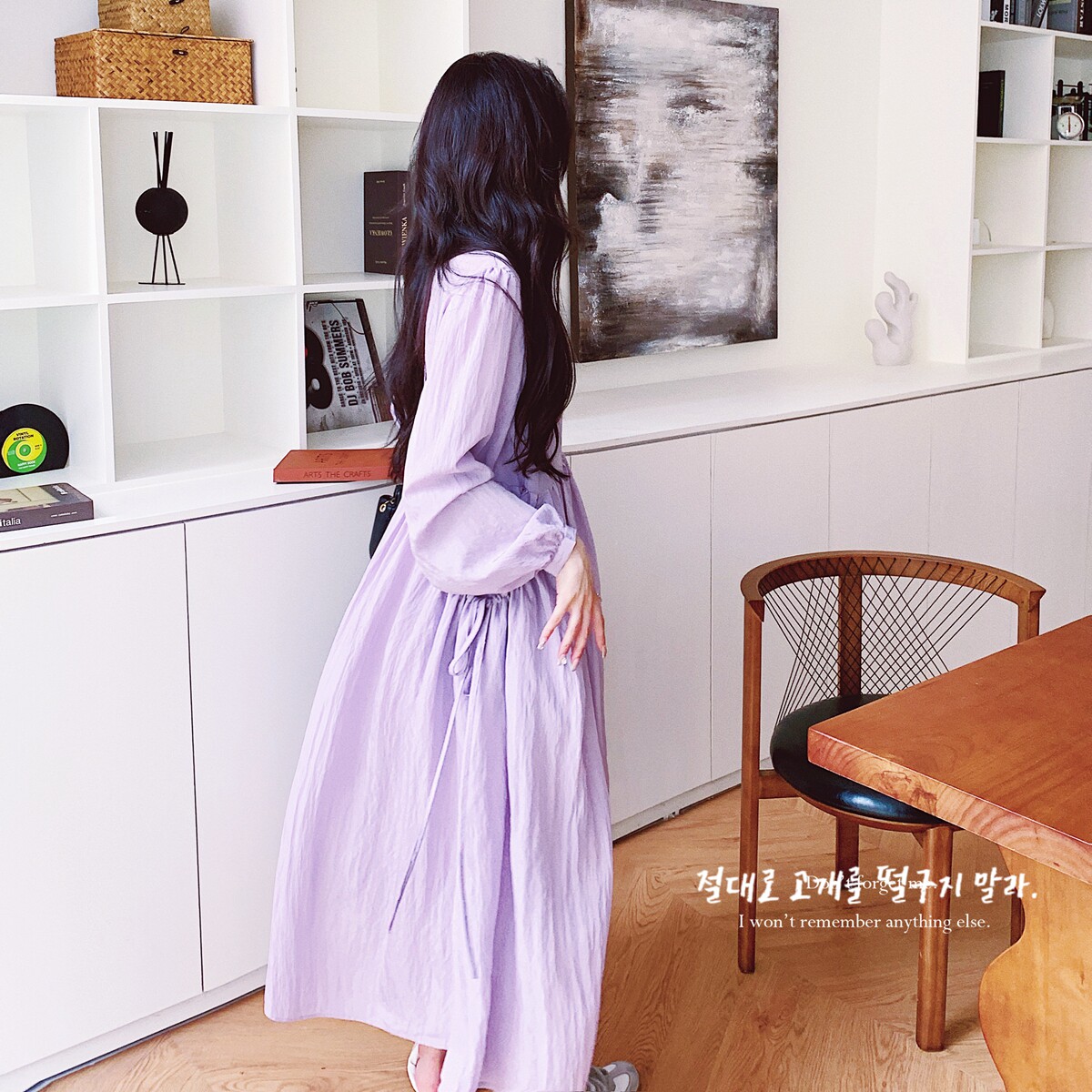 【现货】素色肌理蓬松感两侧抽绳大口袋连衣裙111-P125-K178,女装连衣裙,2C137