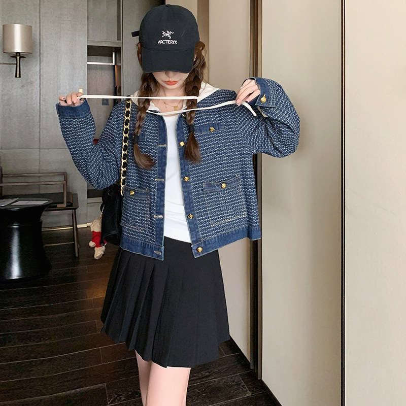 2026秋装新品通勤长袖牛仔外套2553P145K188,女装短外套,2C103