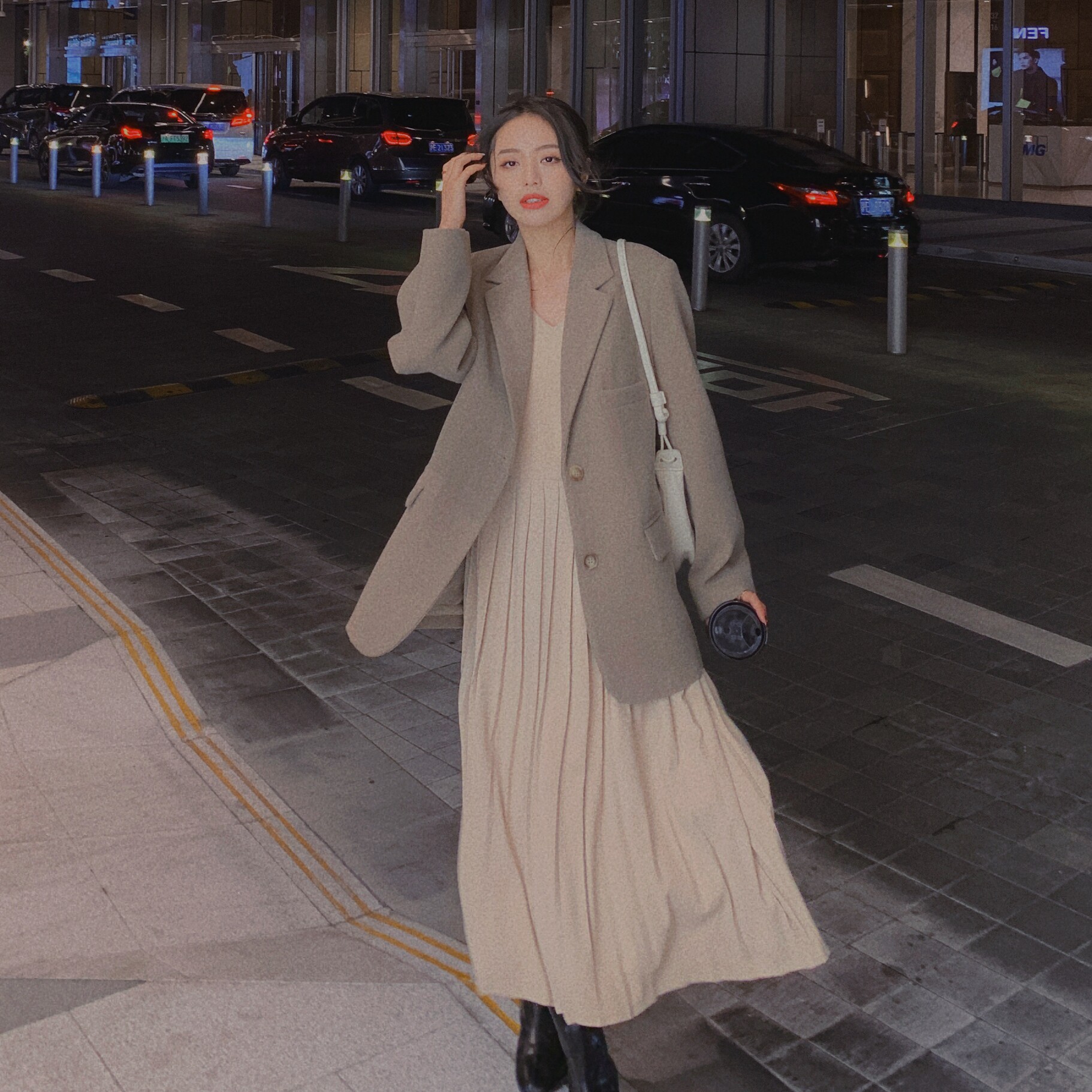 【2025春款现货】高品质廓形西装羊毛呢短外套858-P150-K228,女装毛呢外套,2C137