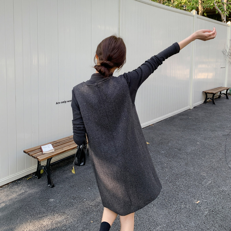 新品现货2025新款女装早春打底两件套连衣裙351-p170-k248,女装套装/套裙,2C266