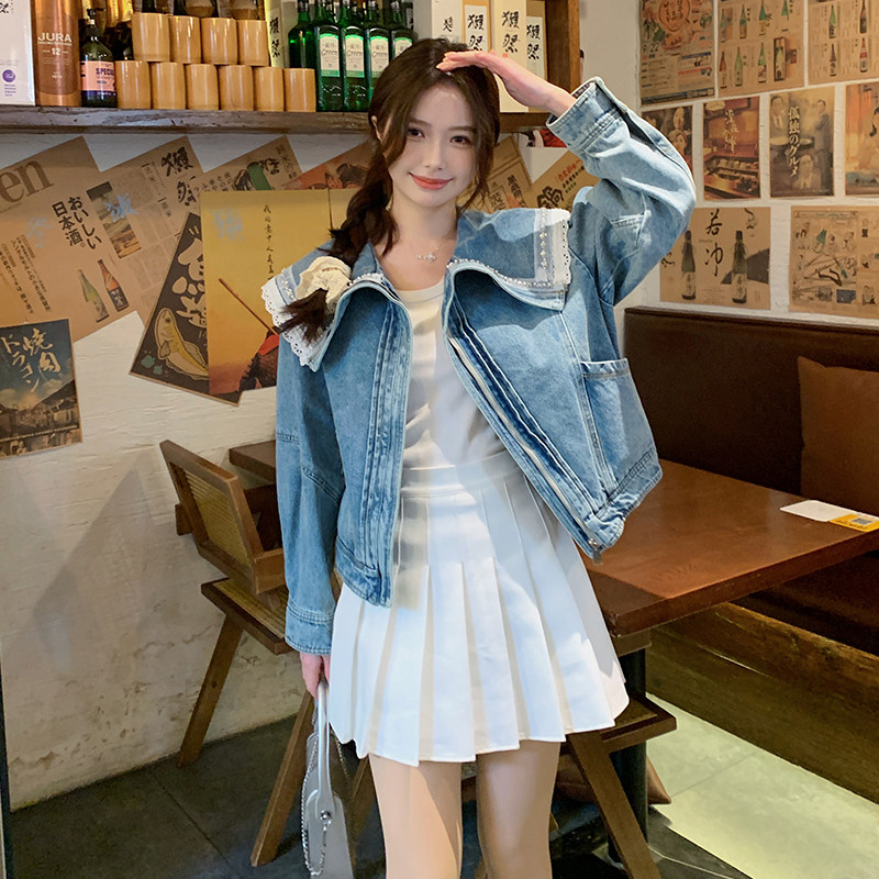 2025秋季短款牛仔外套RF2C290-6825#-P150-235,女装短外套,2C290