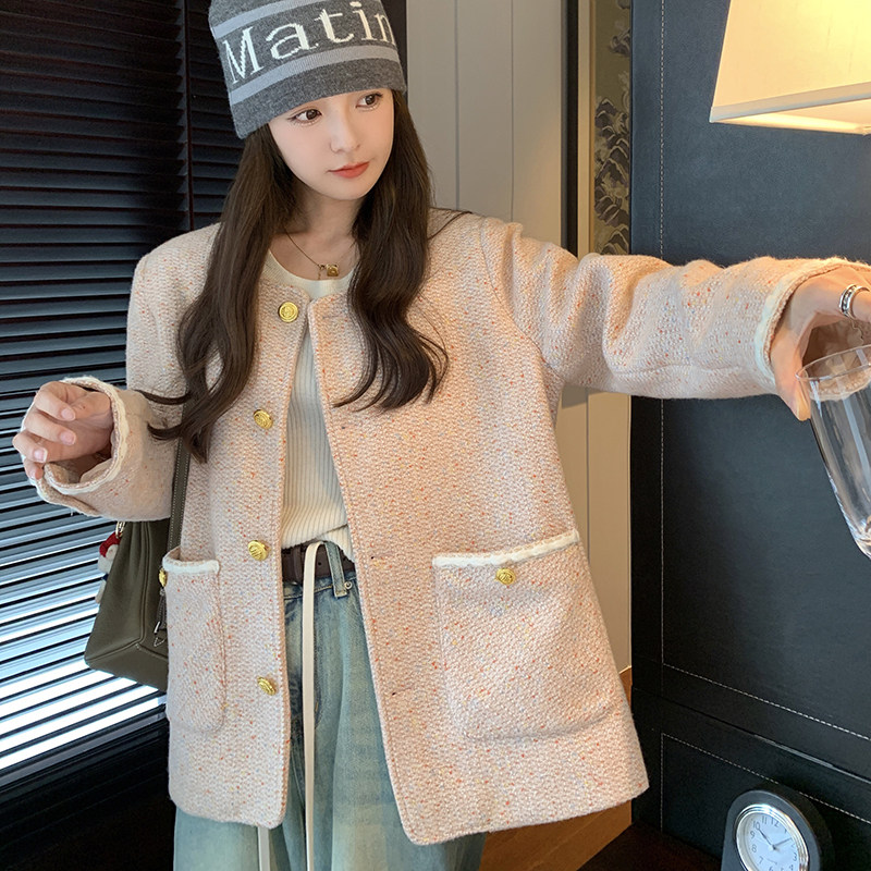 【现货】满天星小香外套D9906P155K238【有加棉】,女装短外套,2C321