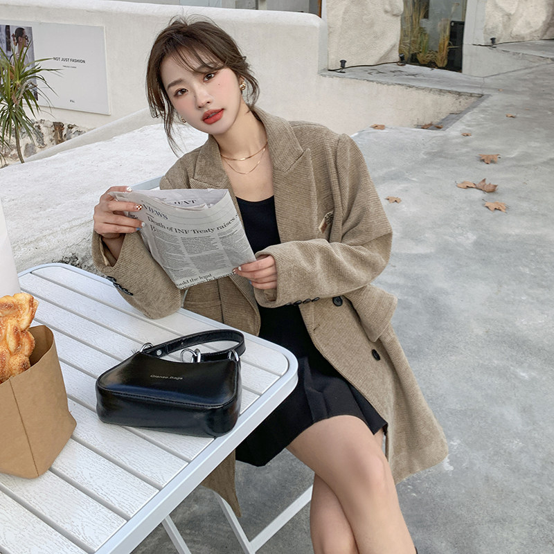 【现卖现发】咖色小个子西装外套女2D111-A221P150K208,女装西装,2D111