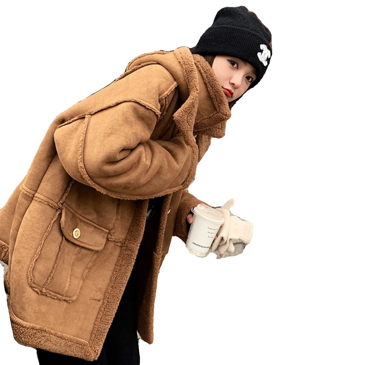 大货已出皮毛一体外套加厚2C112-A888-P170-258,女装棉衣/棉服,2C112