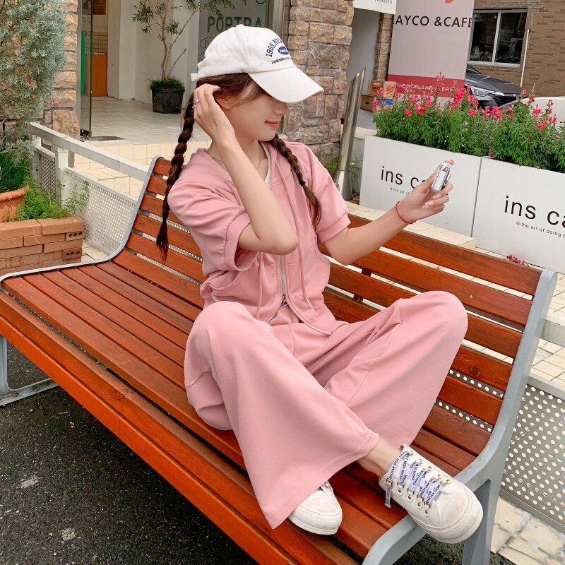 【现货】休闲时尚减龄粉色套装2C131-602-P135K188,女装套装/套裙,2C131