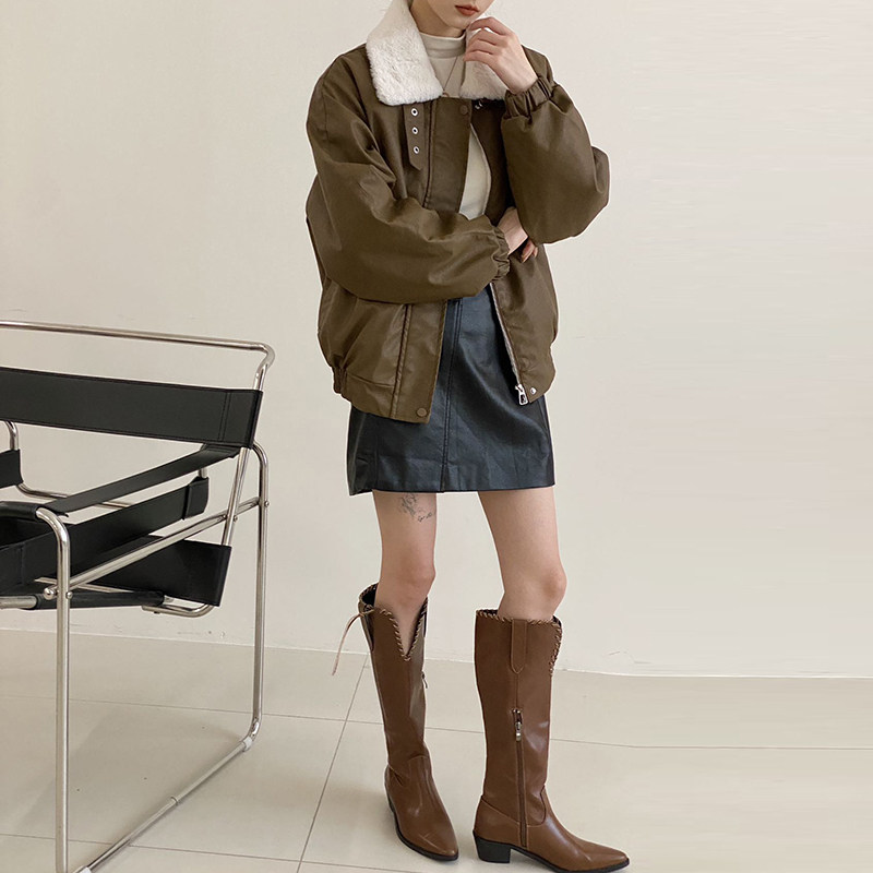 现货2C127-8862-P180-K258皮外套棉服,女装棉衣/棉服,2C127