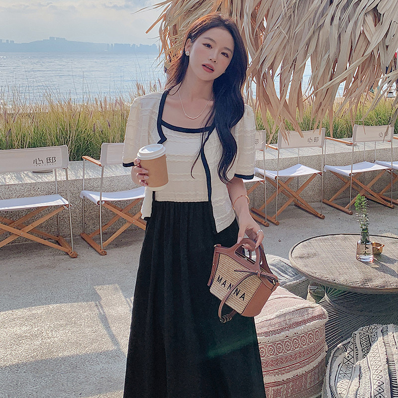 【夏现货】甜美时尚法式减龄小香风套装裙088-2353p135控198,女装套装/套裙,2C088
