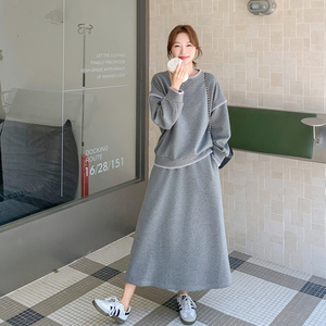 现货 灰色慵懒风卫衣套装 2B233-9735-P165 228图片