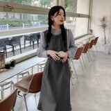长期大货#2025秋装假两件套装连衣裙#2C133-811-P125-K178，女装连衣裙，2C133