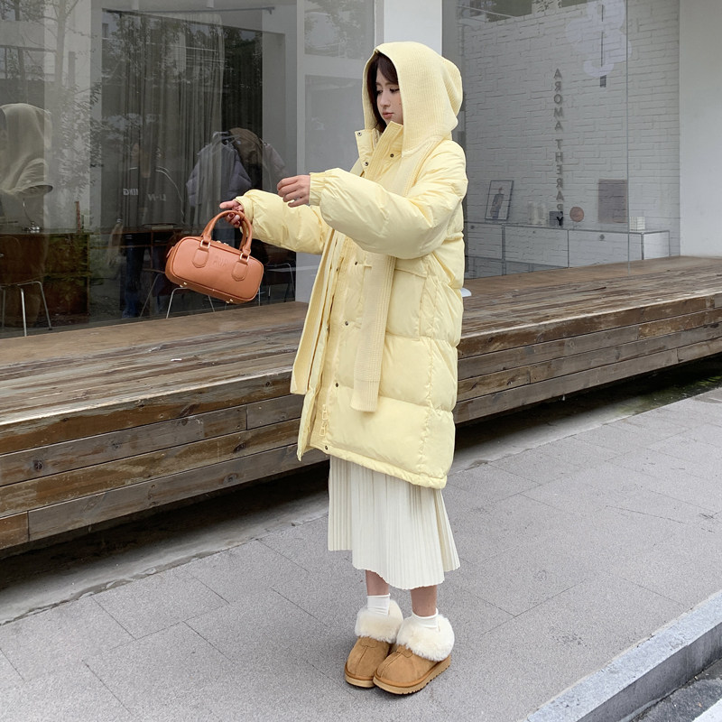 【新品】2025新款冬装针织帽休闲羽绒服266-P230-K330图片