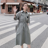 夏装衬衫连衣裙爱心刺绣5726-P105K158，女装连衣裙，2B080