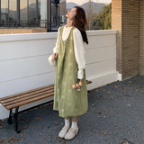 现货蕾丝打底衫＋绣花背心裙套装2C117-1750P165K228，女装套装/套裙，2C117