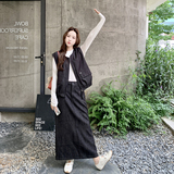 现货马甲半身裙三件套装2B233-9755-P205278，女装套装/套裙，2B233