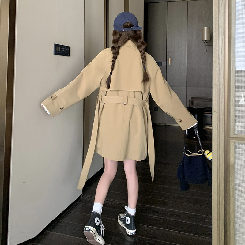 【现货】151P125K1782025春季新款休闲风衣外套女,女装风衣,2C037