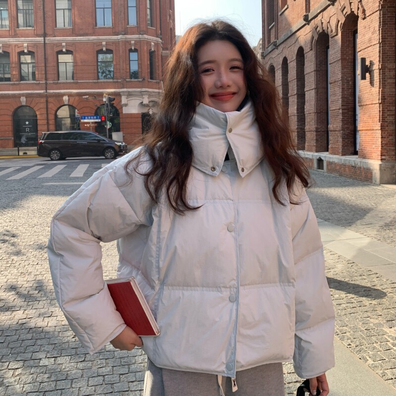 【冬装现货！】韩系围脖可拆卸90绒羽绒服2C260-D027-P245-K358,女装羽绒服,2C260