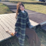 2025双面羊绒大衣格子长款70%羊毛RF2C290-6876#-P295-K438，女装羊绒大衣，2C290