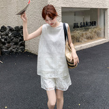 现货法式钩花镂空衬衫+短裤两件套2C139-8528-P135-K198，女装套装/套裙，2C139