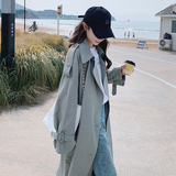 2026秋装新品双排扣中长款通勤风衣2561P165K228，女装风衣，2C103