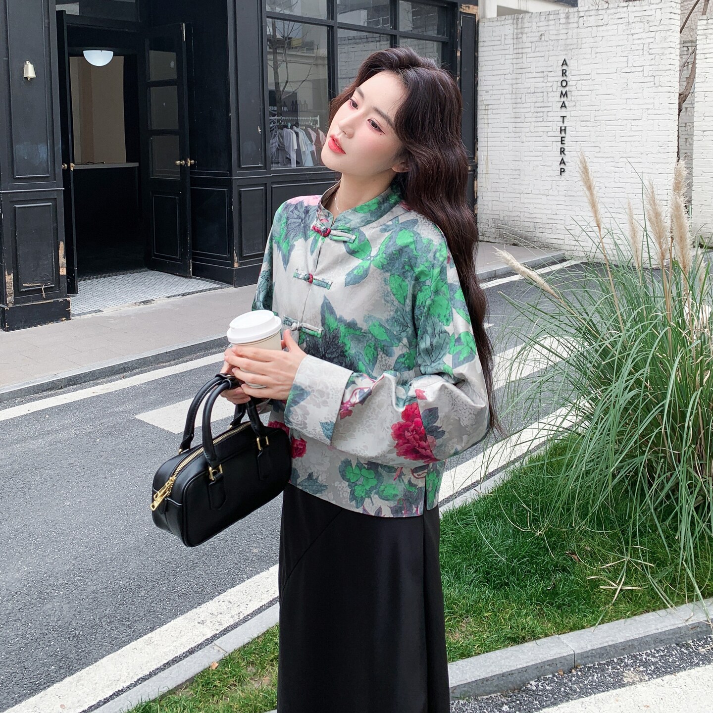 主推新款现货新中式风外套P150-K248,女装短外套,2B140