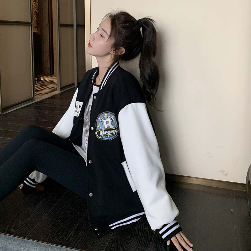 冬装90白鸭绒复古棒球服装羽绒服女韩版立领学院风P265K389,女装羽绒服,2C311