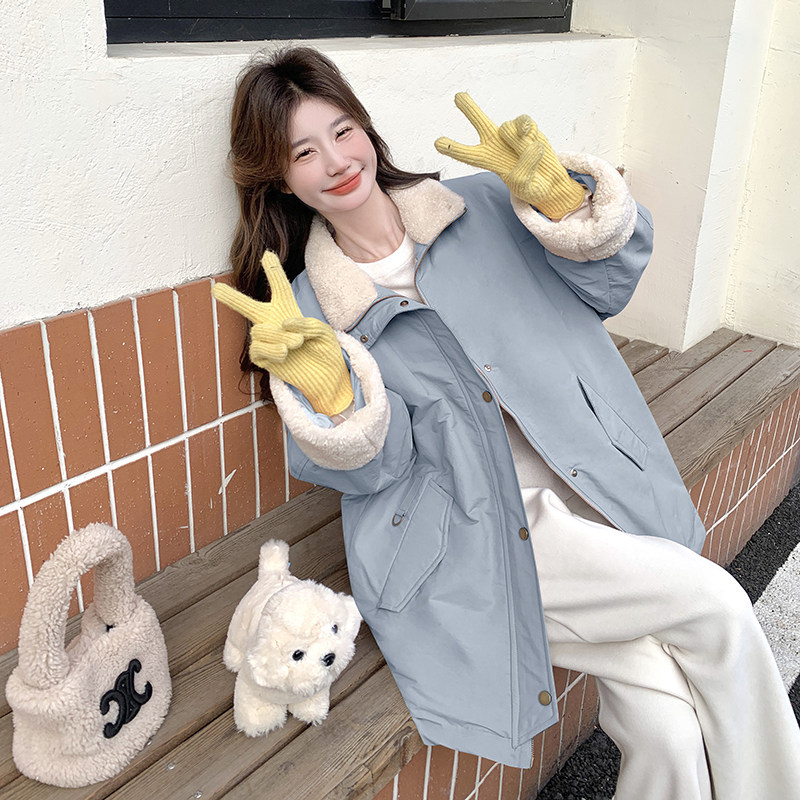 现货    毛毛拼接羽绒内胆派克服2C115-2236-P245-K368图片