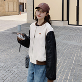 现货新款拼色棒球服H933-P128-K188，女装风衣，2C226