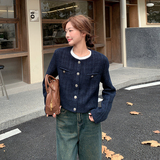 韩版时尚气质短款小香风外套女2025年春秋季新款宽松显瘦时髦上衣，女装短外套，2D148