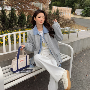 【档口现货】2025新款牛仔女装韩版休闲外套女266-P125-K175图片