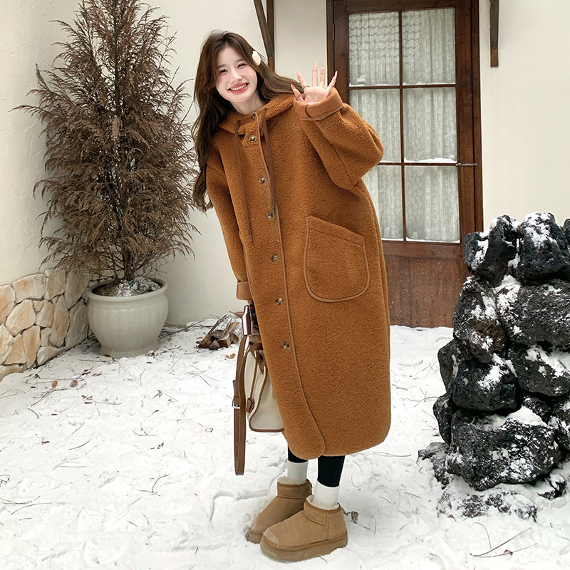 新品羊羔毛外套2c113-8826-p195-k288,女装毛呢外套,2C113