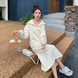 【现货】休闲大翻领卫衣加裙子套装088-8815P145K198，女装套装/套裙，2C088