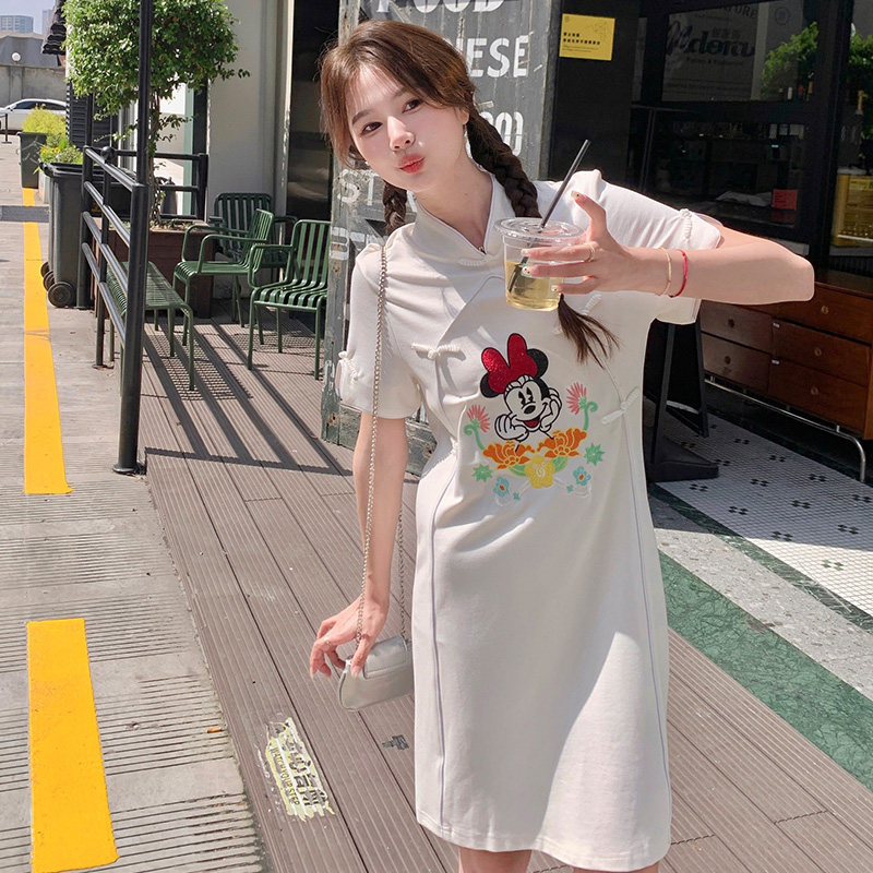 【现货】新中式改良旗袍连衣裙刺绣P115-K165,女装汉服/婚纱/旗袍/礼服,2C081