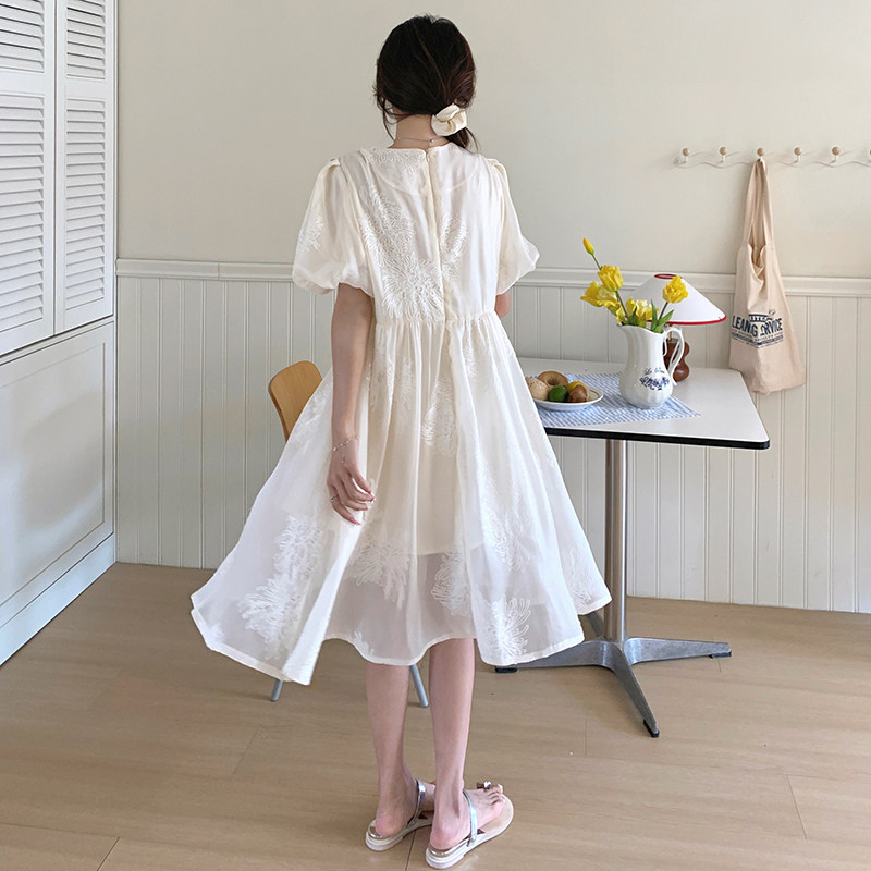 【新款】重工刺绣连衣裙夏季女2D111-A683P125K178,女装连衣裙,2D111