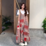现货印花连体裤2C117-1764P125K178，女装休闲裤，2C117