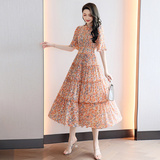2025夏装新款甜美碎花公主连衣裙6015-1，女装连衣裙，奕可儿，女装连衣裙，奕可儿