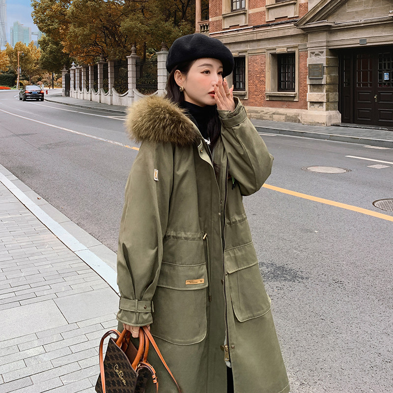 现货主推款2C0288117P195K298重磅加厚保暖贴标派克服,女装棉衣/棉服,2C028
