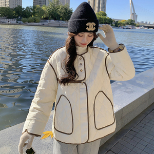 【新款已出货】设计感包边保暖棉服 C161-6182-P175-K248图片