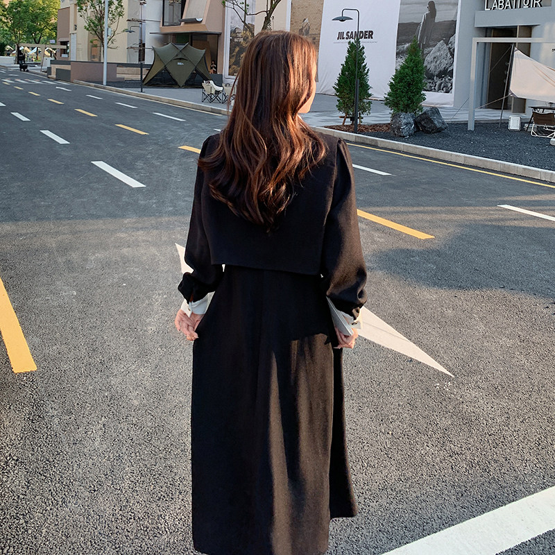 【现货】秋款现货气质拼色连衣裙088-8813p125控178,女装连衣裙,2C088