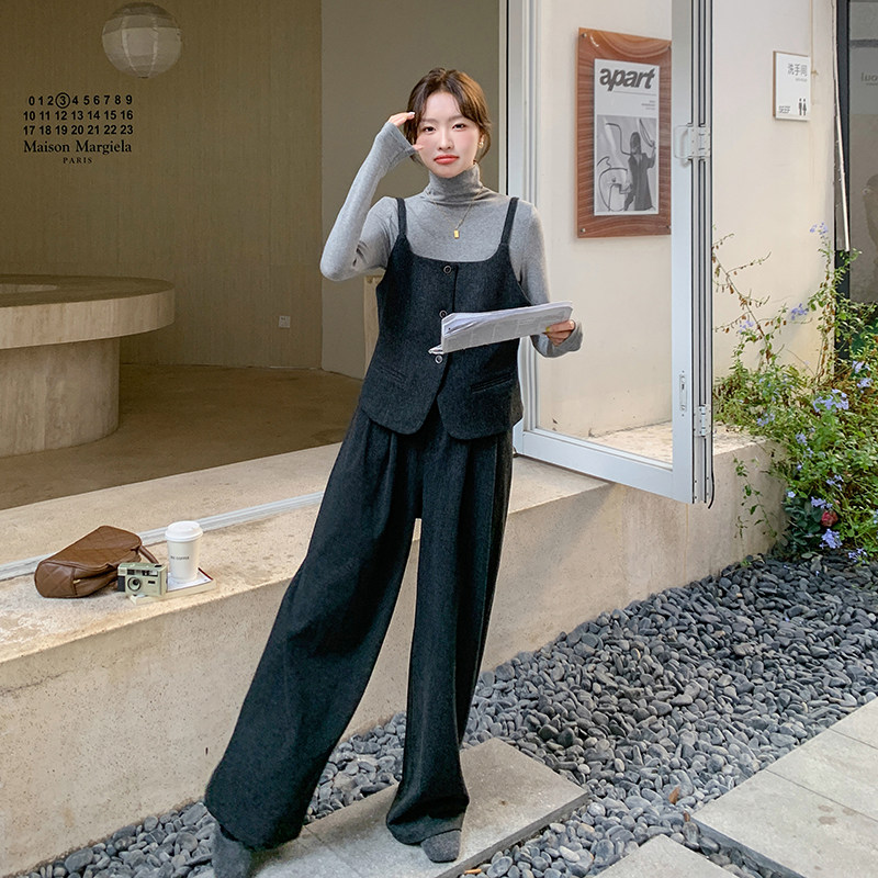 大量现货~~毛呢三件套2C203-7681-P185-K278,女装套装/套裙,2C203