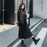 一整套穿搭盐系轻熟风连衣裙套装女2025秋季新款巨好看马甲两件套，女装套装/套裙，2D036