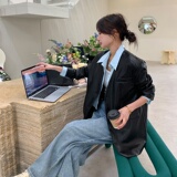 大量现货#2025秋装西装外套#2C133-815-P145-K198，女装皮衣，2C133