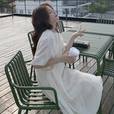 2026新款夏装纯色透气连衣裙圆领套头夏季群018-P125控188，女装连衣裙，2D009
