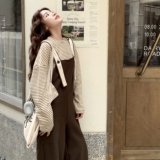 【现货新款】背带裤连体裤2C353+701#P135K198(加条纹针织衫+35)，女装连体裤，2C353