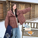 现货！现货！现货！时尚连帽50绒羽绒服2C212-G200-P255-K388，女装羽绒服，2C212